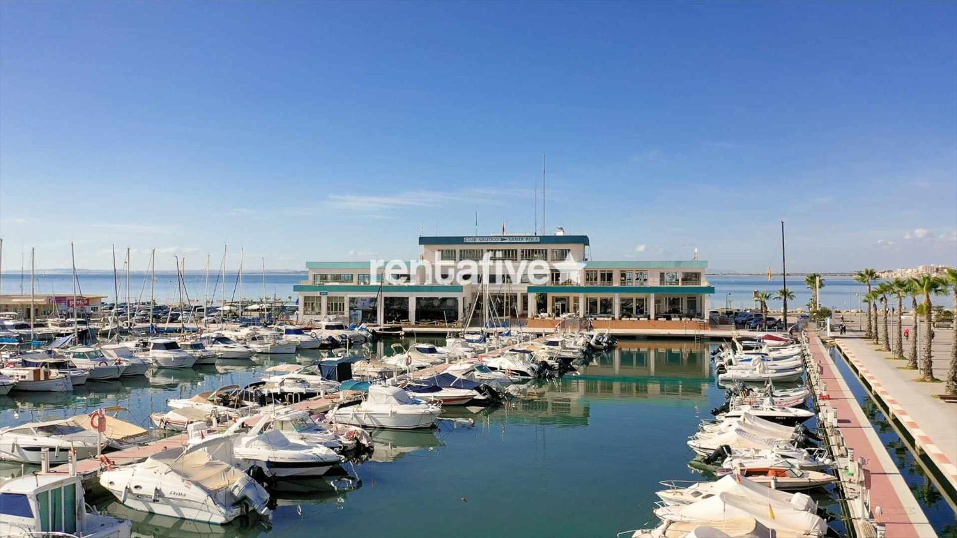 Rentafive Cerca Del Puerto 2 Min Andando Playa Apartment Santa Pola Luaran gambar